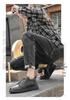 Men's Retro High-Top Shoes with Invisible 6CM Lift - Casual Autumn Trendy Mid-Top Board Sneakers