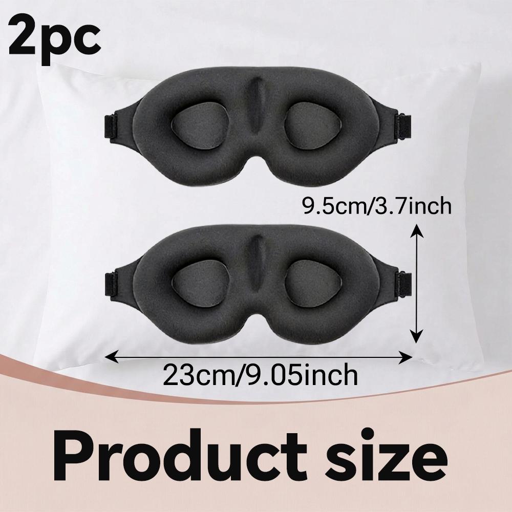 3D Sleeping Mask Eyepatch Block Out Light Soft Paded Sleep Rest Relax Aid Cover Patch Blindfold Face Shade Eyeshade Eyes Patchs