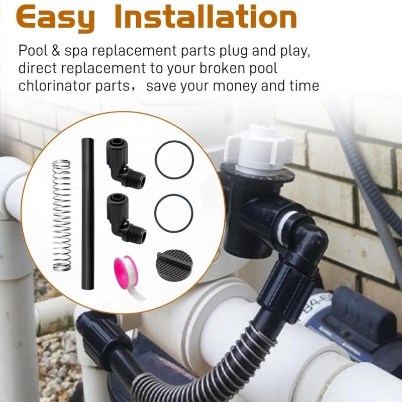 Sada příslušenství pro údržbu automatického chlorátoru Pro 320 322 Hadice VMQ EPDM odolná proti korozi s tepelnou a sluneční odolností