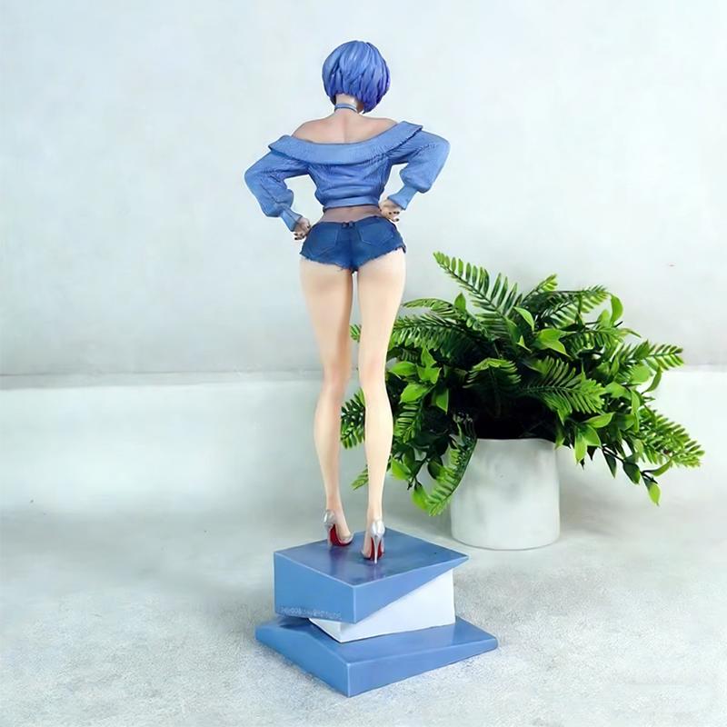 Anime Gk Figure Summer Girlfriend Underclassman Rei Ayanami  Neon Genesis Evangelion - Anime-Style Beautiful Girl - Model Statue