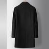 Autumn and Winter Double-breasted Cashmere Trench Coat, Take-off Goose Down Liner, Youth Business Double-sided Woolen Warm Jacket