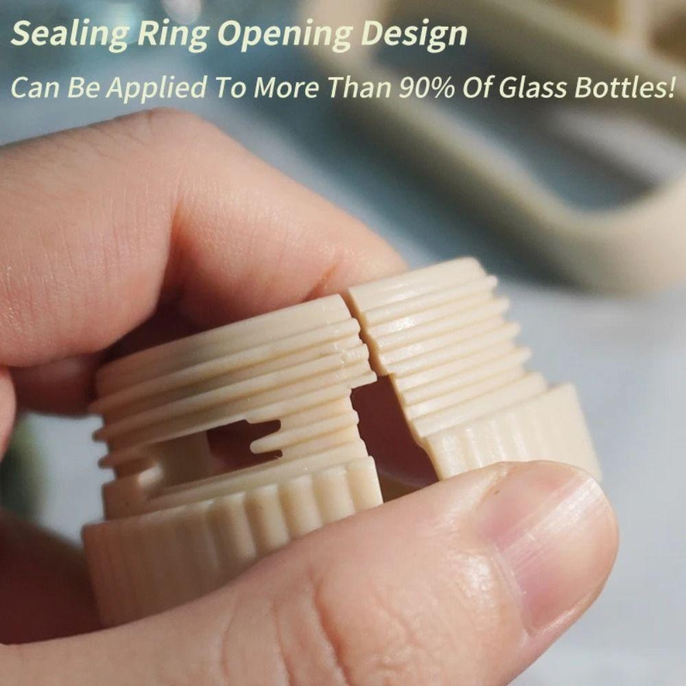 ABS Oyster Press Pump Bottle Head with Handle Oil Consumption Bottle Squeeze Mouth