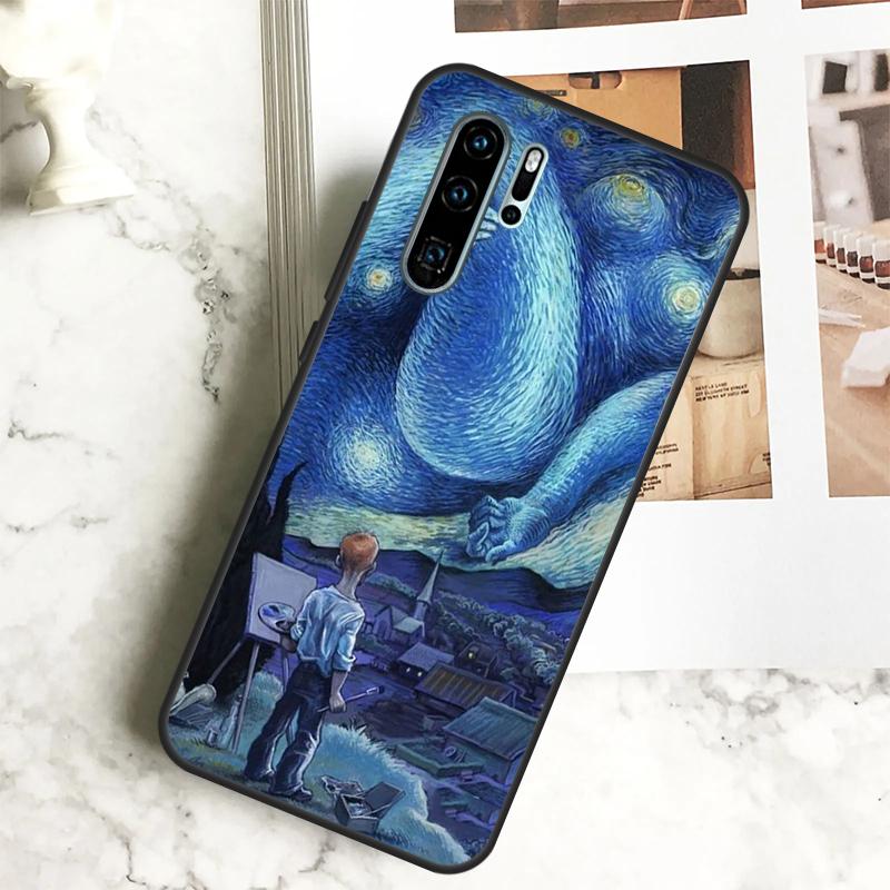 Van Gogh Starry Night Case For Huawei Nova 10 SE 9 5T 11i 8i 3i 11 Pro Y91 Y90 Y70 Y61 Y60 P30 P20 P40 Lite Cover