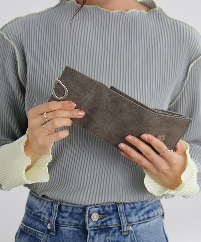 Altro Rose Beige Wallet for Easy to Genuine Leather Simple Includes Coin Tri-fold Women, Slim, Compact, Foldable, Use, Look, Design, Purse, Mini,