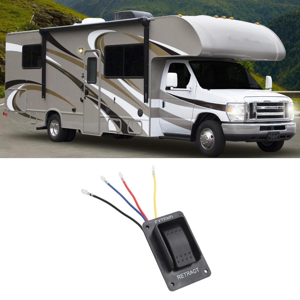 387874 Power Stabilizer Switch With Harness IP66-rated Waterproof Stabilizer Jack Switch 12V RV Stabilizer Jack for Lippert
