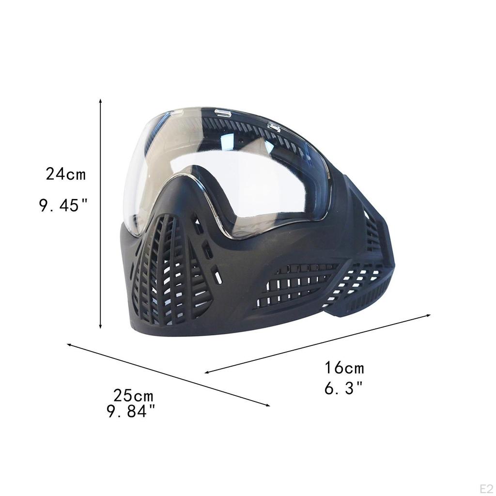 Outdoor PC Mask Accessories Breathable Equipment Multifunctional Protective Gear Face Shield for