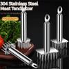 Professional Tool Meat Tenderizer 304 Stainless Steel Meat Pounder Steak Inserter  Household