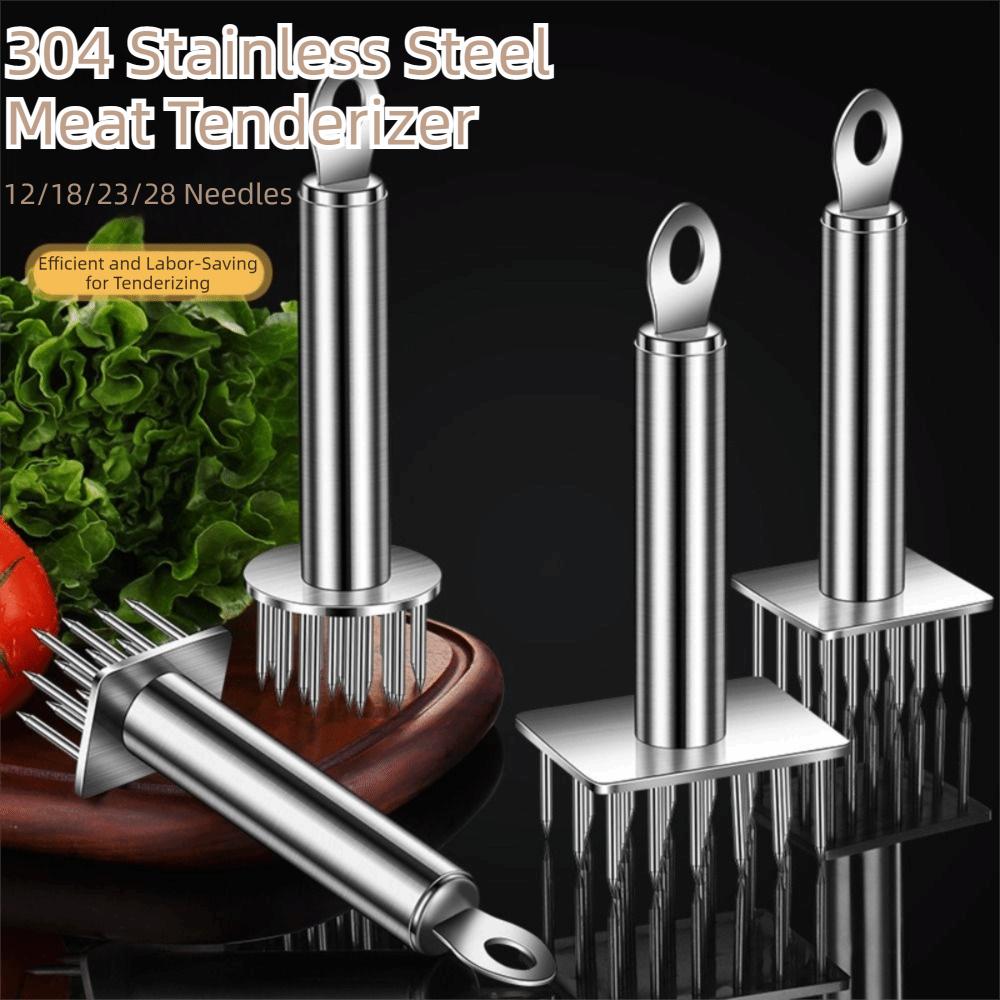 304 Stainless Steel Meat Tenderizer Professional Tool Kitchen Hitting Mallet  Kitchen
