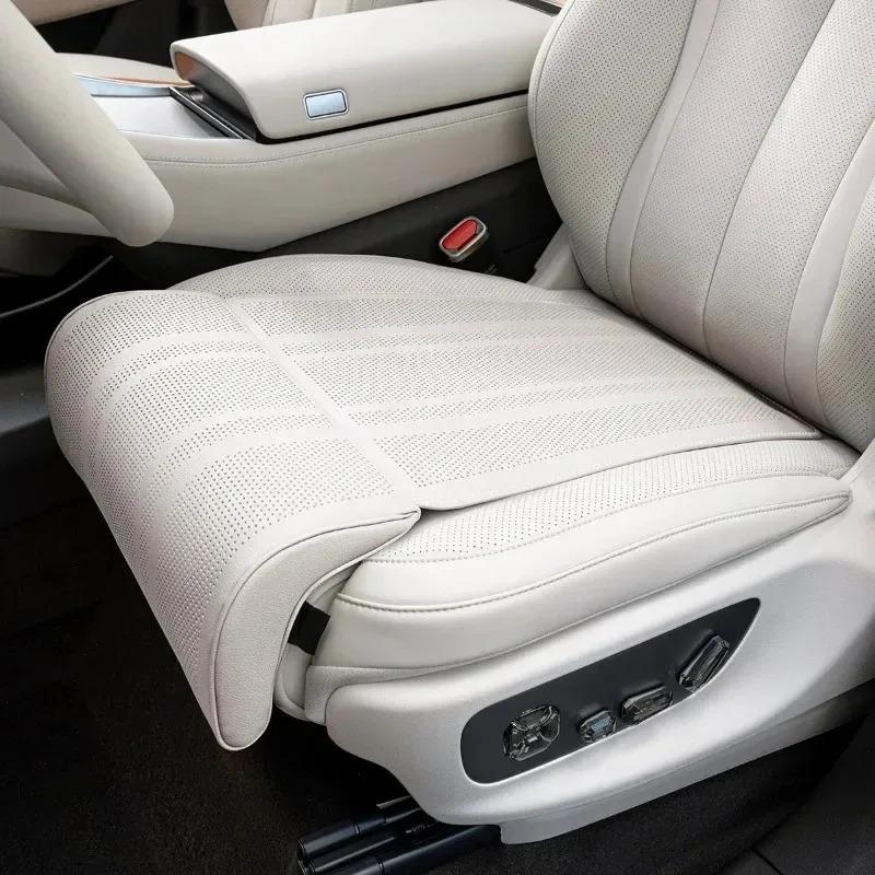 Universal Car Seat Extended Footrest Cover for Tesla Model 3 Y Juniper 2026 Driver Passenger Leg Rest Leather Breathable Cushion