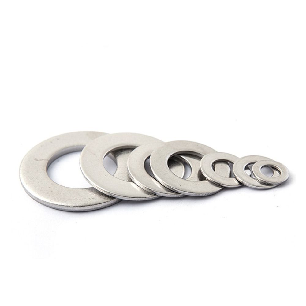 304 Stainless Steel Stainless Steel Flat Washers 580pcs Set 9 Size Assortment Washers Assortment Kit Aluminum Material
