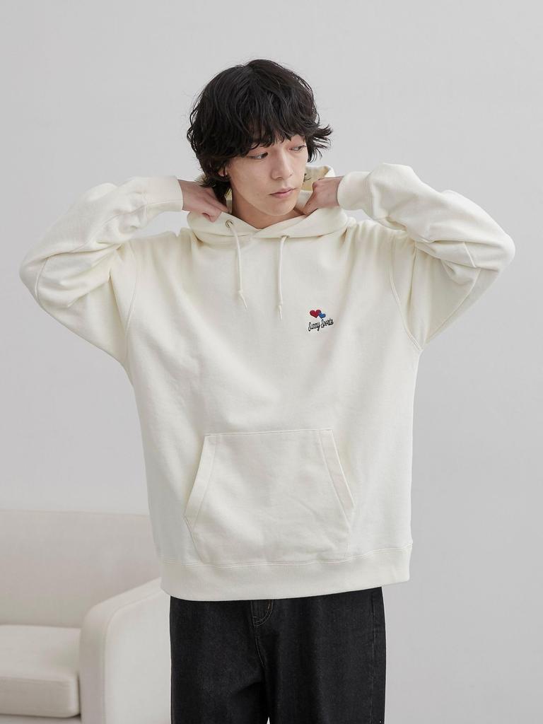 Cohen SunnySports Custom-Made One-Point Heart Embroidered Hoodie 75206020460 7950 NAVY (79) M