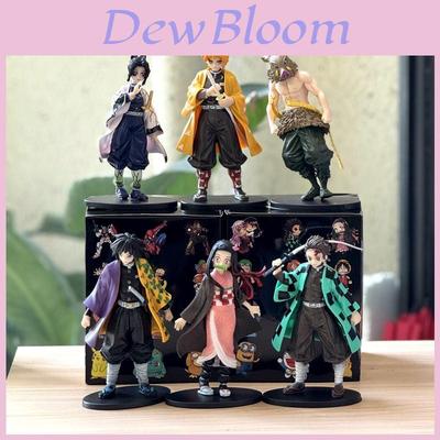 Demon Slayer Pvc Anime Figure Set With Collectible Characters For Fans And Giftgiving