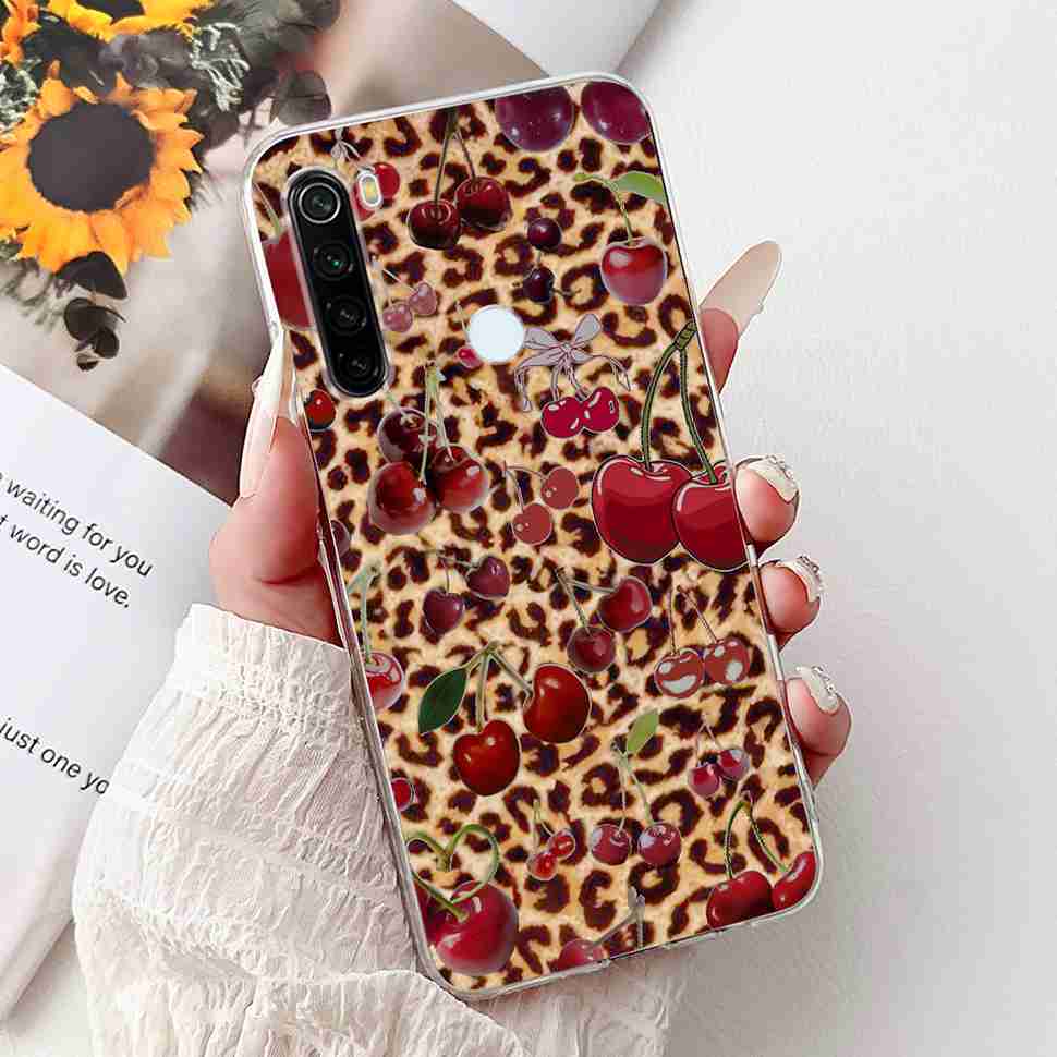 For Xiaomi Redmi Note 8 Case Vintage Dragon Luxury Flower Soft Silicone TPU Cover For Redmi Note8 Note 8T Phone Cases Shockproof