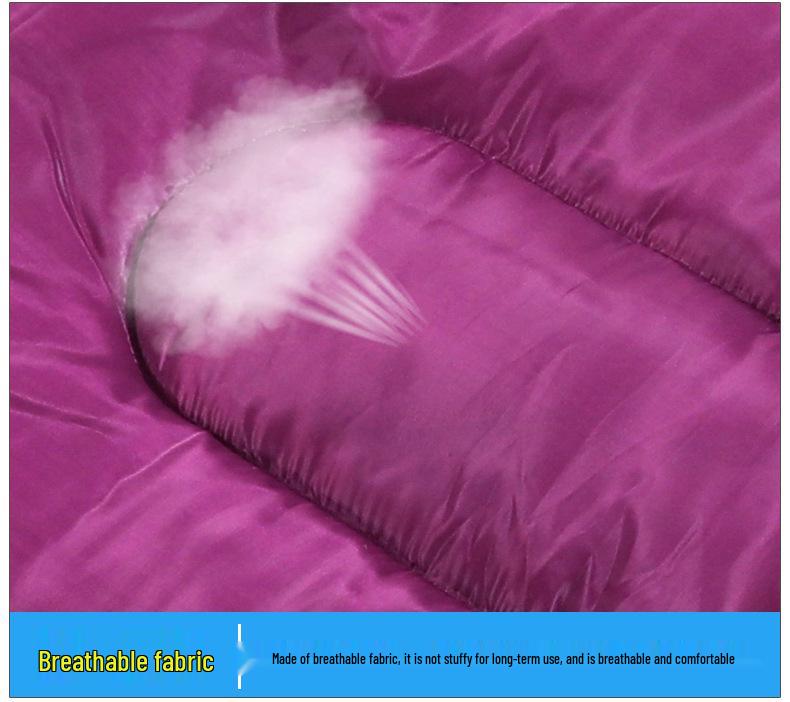 Four Seasons Thickened Insulated Sleeping Bag for Outdoor Camping and Hiking