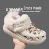 Winter Fluffy Long-Pile Lining for Crocs: Cold Protection & Warmth, Puff Light, Cotton Shoe Covers