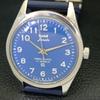 USED HMT JANATA AUTHENTIC INDIAN MENS HAND-WINDING BLUE DIAL WATCH a430060-2 R101-a430060