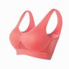Plus Size Wireless Breathable Seamless Hollow Mesh Thin Sports Yoga Bra