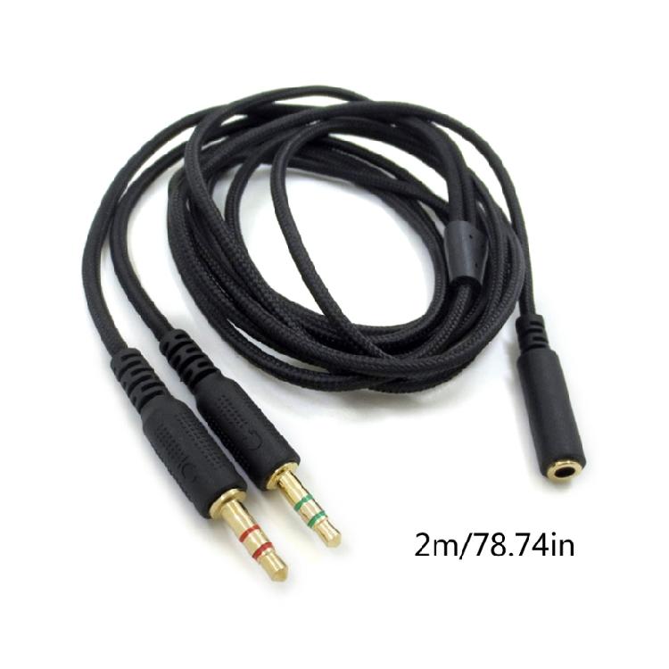 3.5mm Male to Female Headphone Extension Cable Easy Connection for Headset