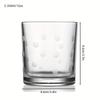 Conjunto de 6 copos de cristal sem chumbo - Copos de vidro de 12 oz cortados à mão para uso diário, para coquetéis, café gelado, chá gelado - Lavável na máquina de lavar louça