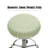 Slipcover Round Chair Cover Washable Stool Seat Cushion Cover  for Bar Swivel Chair