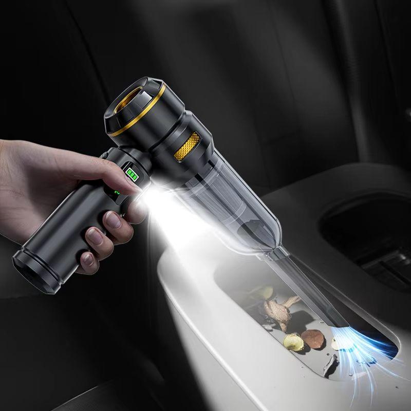 Car Vacuum LEDlamp Cleaner Powerful Mini 98000PA Cordless Portable Vacuum Cleaner for Home Appliance Handheld Blower Car Cleaner