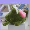 Frog Plush Keychain With Pp Cotton Filling For Backpack Car Keys Decor