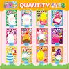 Anime-Inspired Easter Puzzle: Cute Cartoon Animal Face Stickers for Kids & Parents