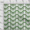 oneOone Cotton Cambric Forest Green Fabric Block Sewing Material Print Fabric By The Yard 42 Inch