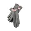 Bowknot  Five Fingers Windproof Non-slip Gloves Women Winter Gloves Women Finger Gloves