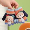 Thicken Knitted Wool Mittens Wool Hand Gloves Unisex Winter Children Gloves  Outdoors