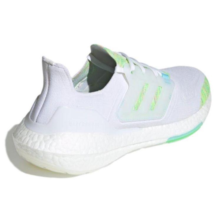 Adidas UltraBoost 22 White Bliss Blue Men Sneakers Cloud-White GX5913