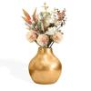 Unbreakable Metallic Flower Vase for Home Decor | Aesthetic Flower Vase Gift for Wedding, Housewarming, Parties, Gatherings