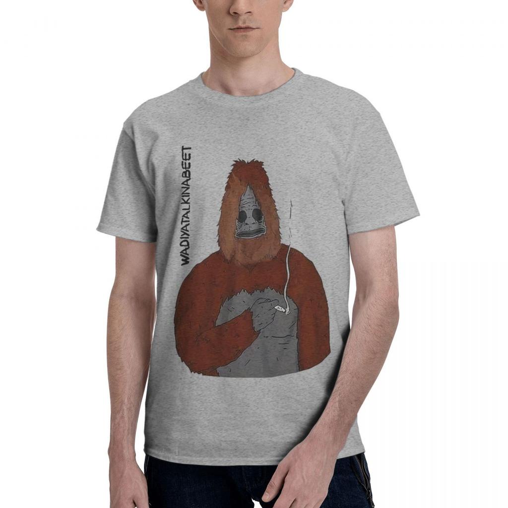 Sassy The Sasquatch Smoke 100 Cotton Casual Breathable Confortable Manga Designer Clothes Men Funny Gifts