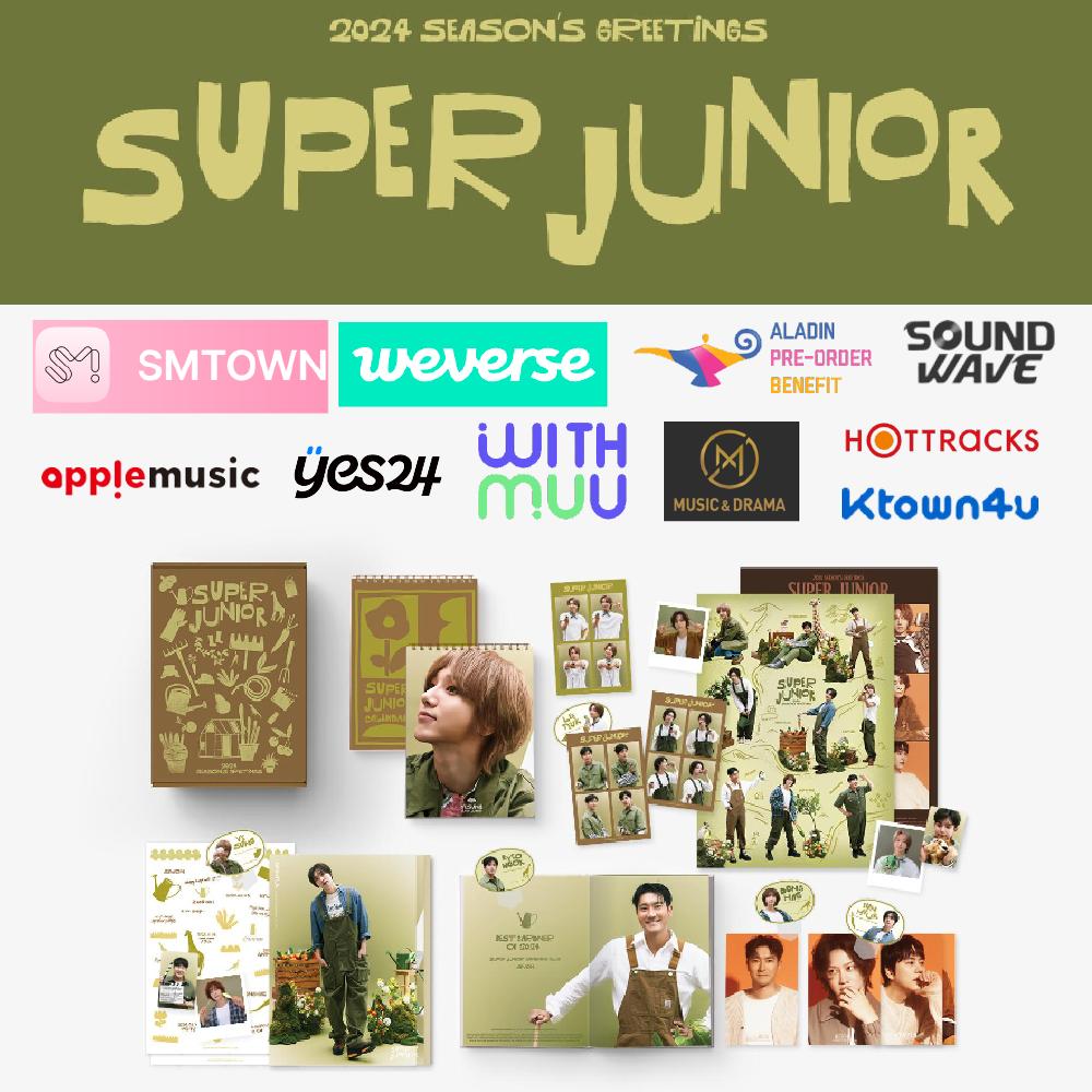 

Оформите предзаказ SUPER JUNIOR 2024 Season s Greetings & POB