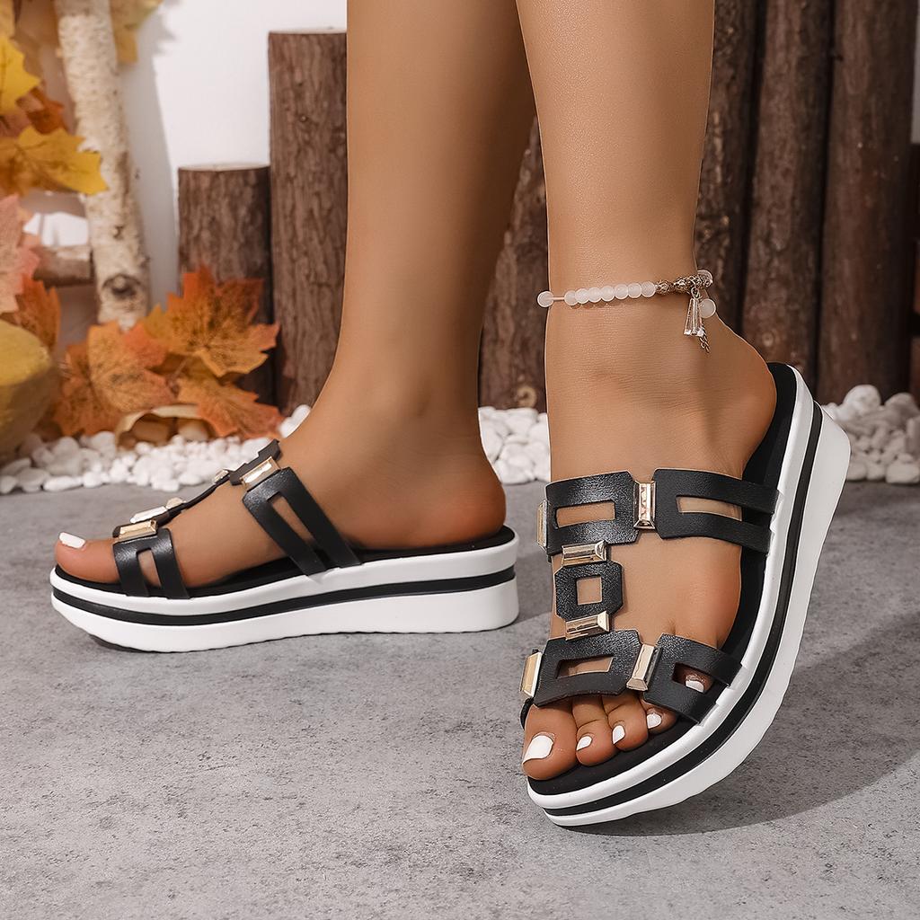 Fashion New Platform Sandals Summer Wedges fashion Shoes Women Platform Heels Sandals Luxury Summer Slides Women Luxury Women Sandals