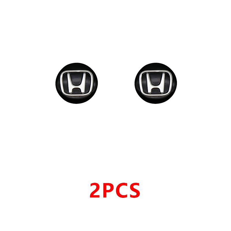 

2/4/10Pcs 14mm Car Remote Key Aluminum Logo Sticker For Honda CITY CIVIC Mugen Pilot Type R Type S Insight RR Si Keychain shape