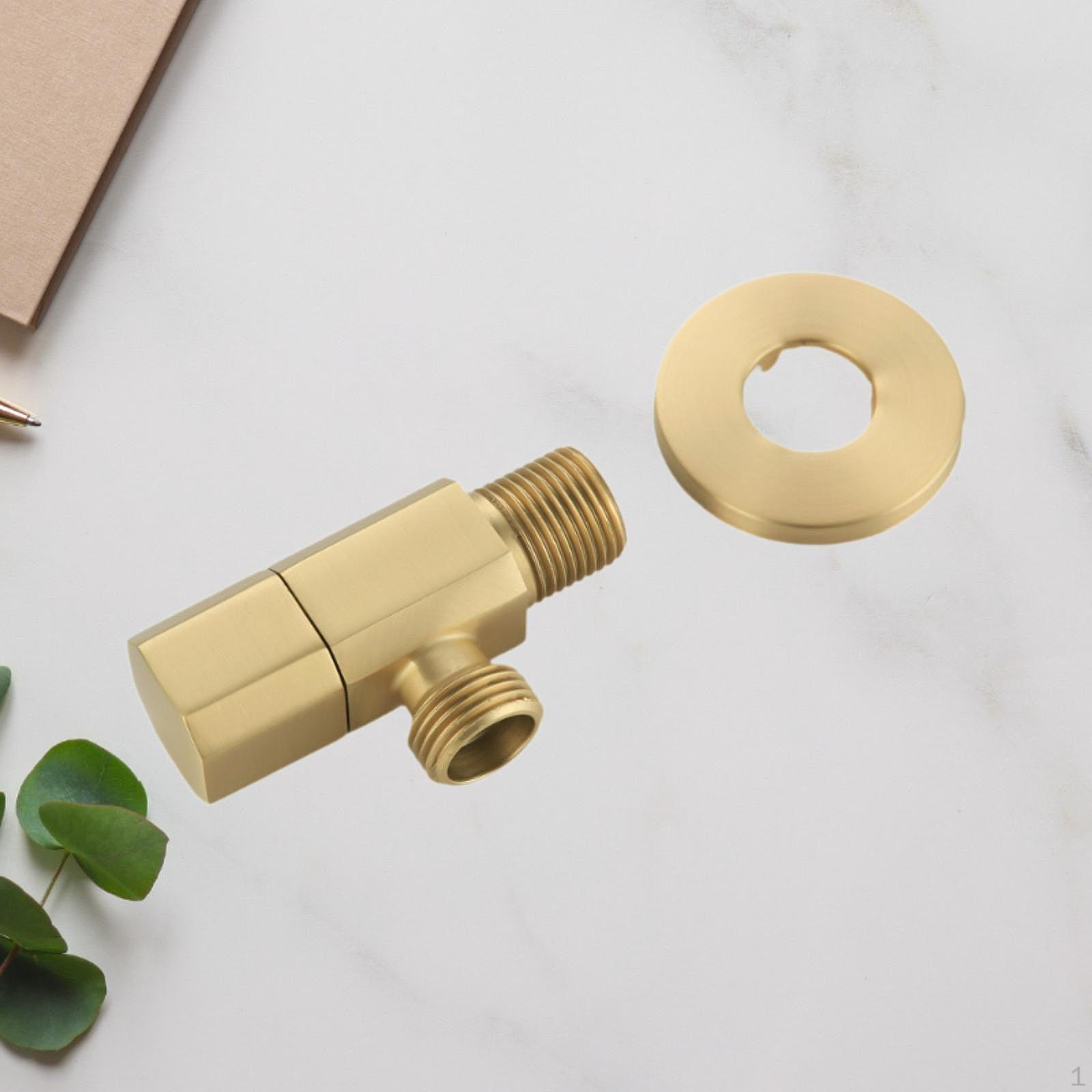 

Угловой запорный клапан для ванной комнаты, прямой дивертор для стиральной машины gold 1 outlet