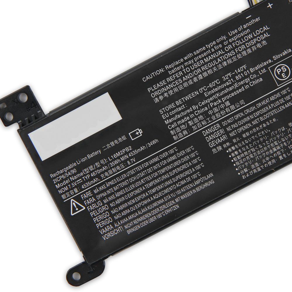 Rechargeable Lithium Battery For Lenovo Ideapad 320-14ABR 320-14IKB 320-14IAP 320-14AST 320-15IKB 320-15IAP L16M2PB2 L16C2PB2 L16L2PB3 Laptop Battery