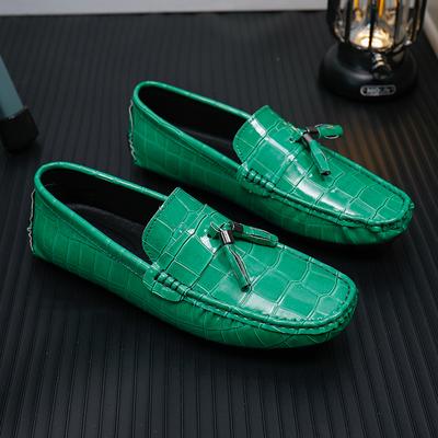 Herren Lederschuhe Slipper Mode Serpentine Schuh Mode Mokassins Club Partyschuhe Herren Slipper Schuhe Herren große Größe 48