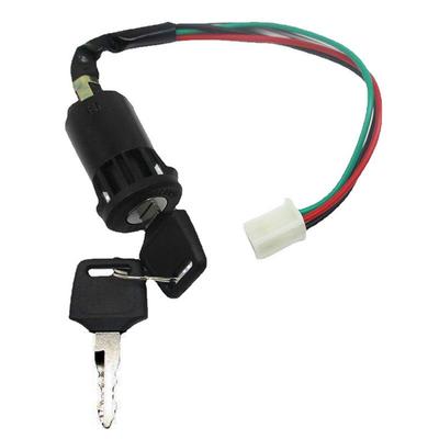 Ignition Key Barrel Switch Replacement Universal Motorcycle Karting Ignition Switch Cylindrical Switch for ATV 50-250cc