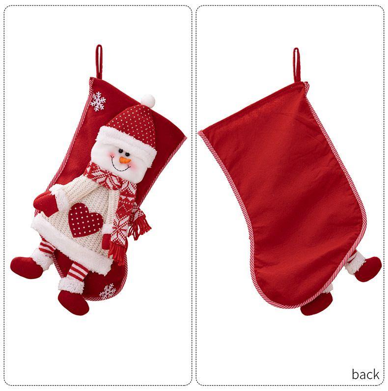 Christmas Stocking Gift Bag for Kids & Seniors – Decorative Hanging Ornament