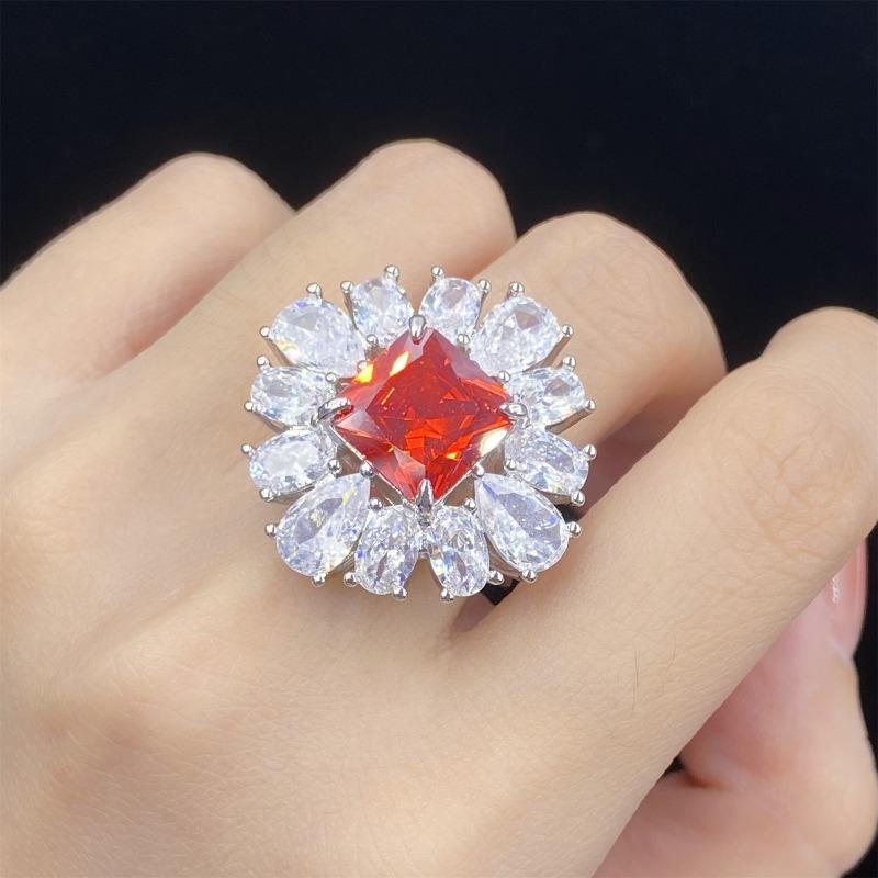 Sace Gems Klassische Kupferlegierung Zirkon Ring Ohrringe Anhänger Halskette Schmuck Sets Hochzeit Party Geschenke