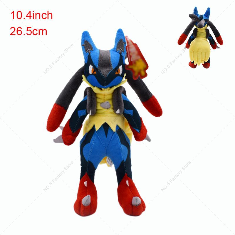 16 Styles Kawaii Pokemon Plush Toys Mew Lucario Decidueye Greninja Zeraora Cinderace Anime Figure Stuffed Plushie Halloween Gift