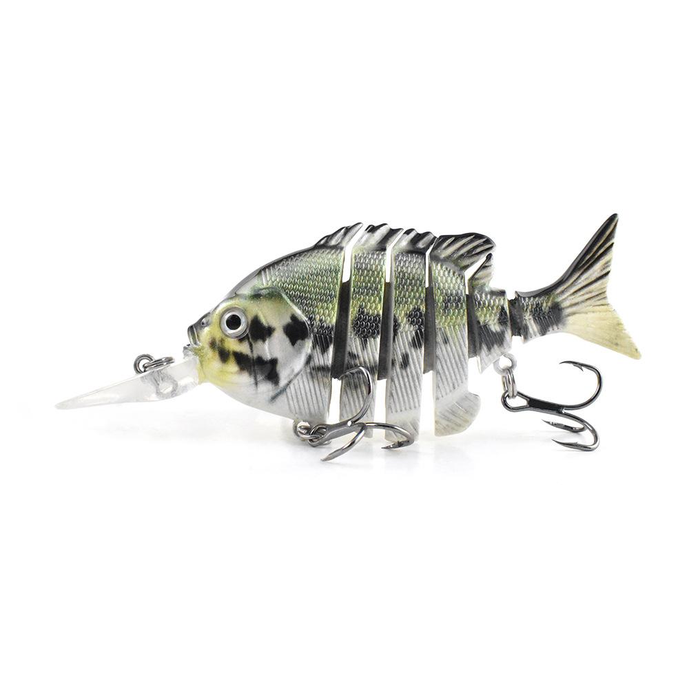 80Mm 16.8G Mini Long Tongue Board Sunfish Luya Bait Talk About Water Sea Fishing Bait Hard Bait Luya Bait Multi-Section
