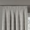 Velvet Curtain On Gathering Tape Velvety Pastel Gray Smooth 140X260 Cm