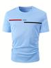 Men's summer 100 cotton fashionable casual loose plus size shark pattern printed sports round neck short sleeved T-shirt top
