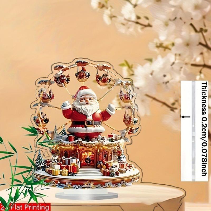 New Christmas Desktop Decorations Home And Office Acrylic Decorative Ornaments Christmas Decorations