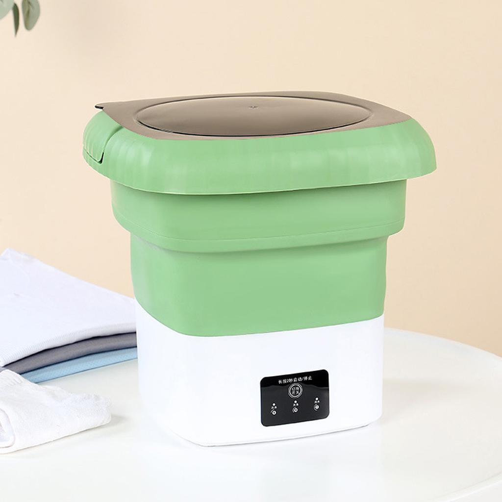 Folding Washing Machine 9L Lightweight Portable   Washer for Underwear Socks Infant Clothes for Travel Dorm