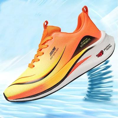 Carbon Plate Marathon Shoes Men Casual Sneakers AirCushion Sports Running Shoes Lightweight Comfortable Athletic Gym Sneakers