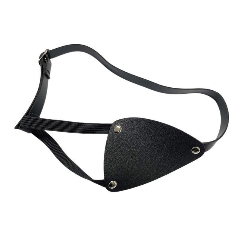 Medievals Knights Pirate Eye Patches Leather Eyepatch Eye Mask Renaissances Medieval Pirate Costume Halloween Cosplay